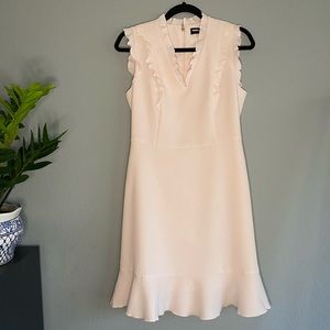 Karl Lagerfeld Paris Pink Ruffle Dress